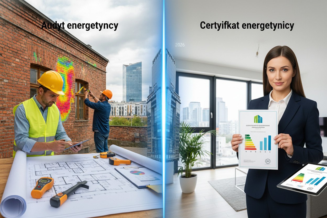 Audyt energetyczny a certyfikat energetyczny — różnice, które warto znać