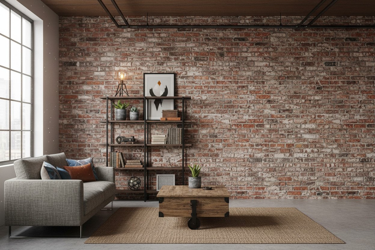 Cegła na ścianie — efekt bez wyburzania