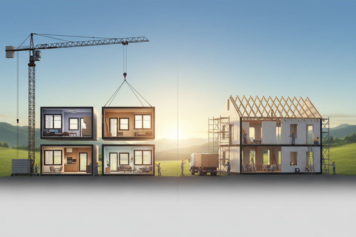 Czym jest dom modułowy i jak różni się od prefabrykowanego