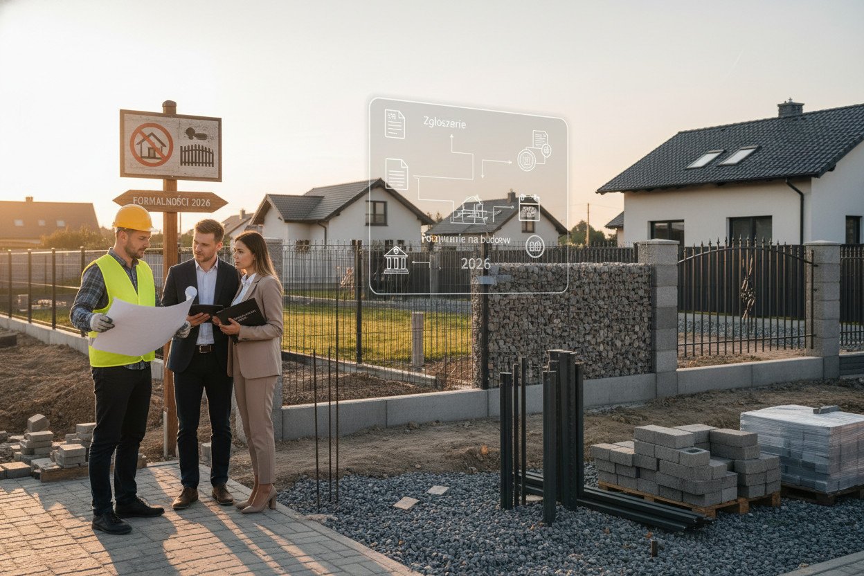 Formalności przy budowie ogrodzenia — kiedy wymagane zgłoszenie lub pozwolenie