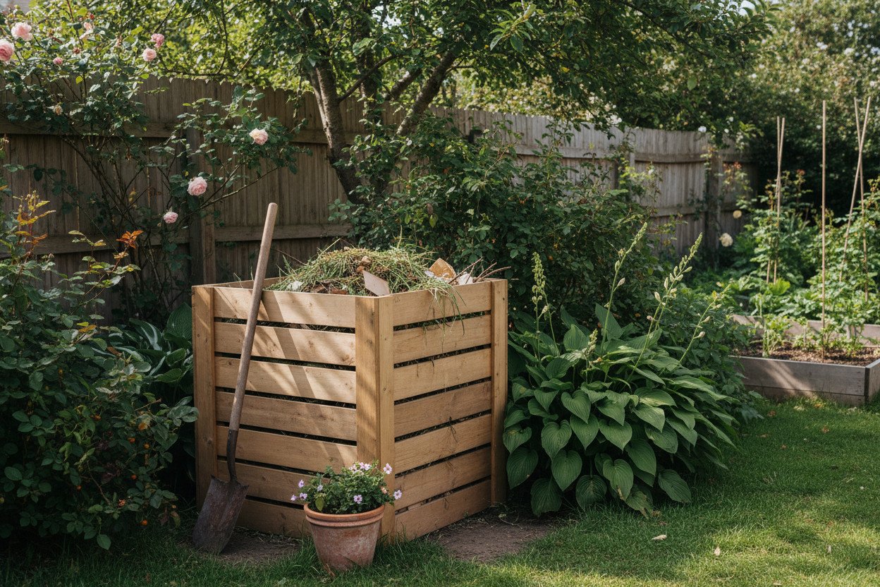 Gdzie ustawić kompostownik w ogrodzie i jak go założyć