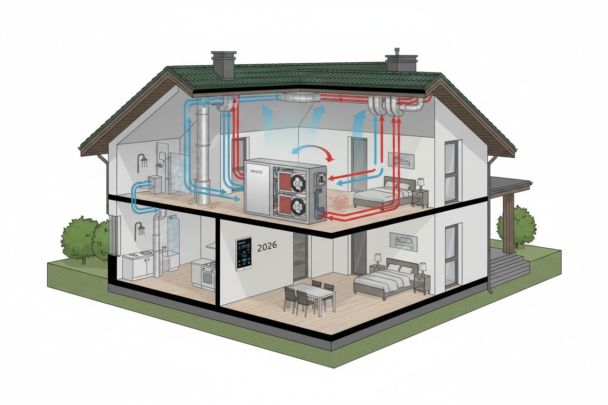 Jak działa rekuperator i czym jest wentylacja mechaniczna z odzyskiem ciepła