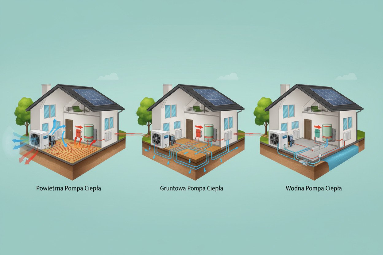 Jak działają pompy ciepła i co odróżnia poszczególne typy