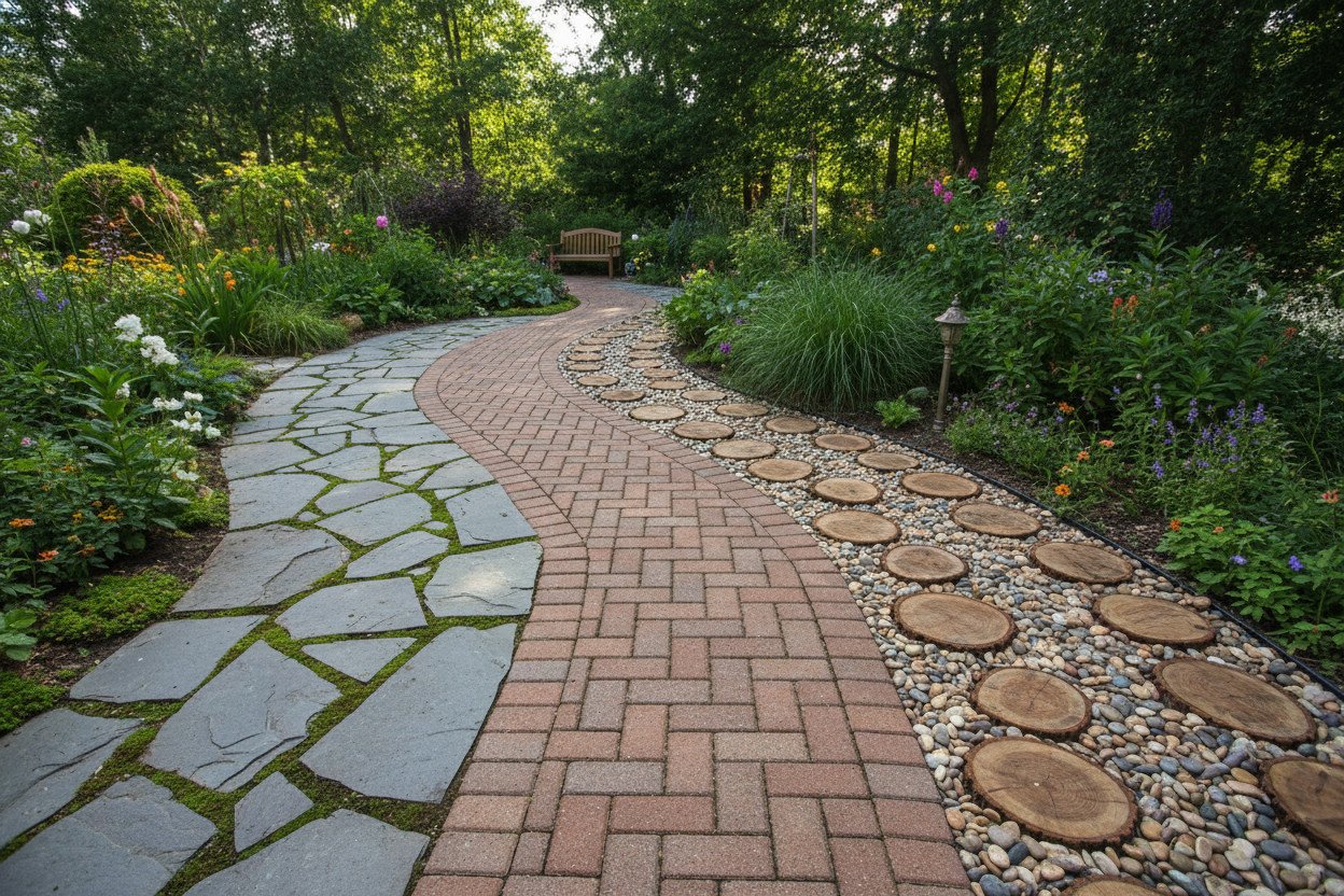 Jakie materiały sprawdzają się jako chodnik ogrodowy