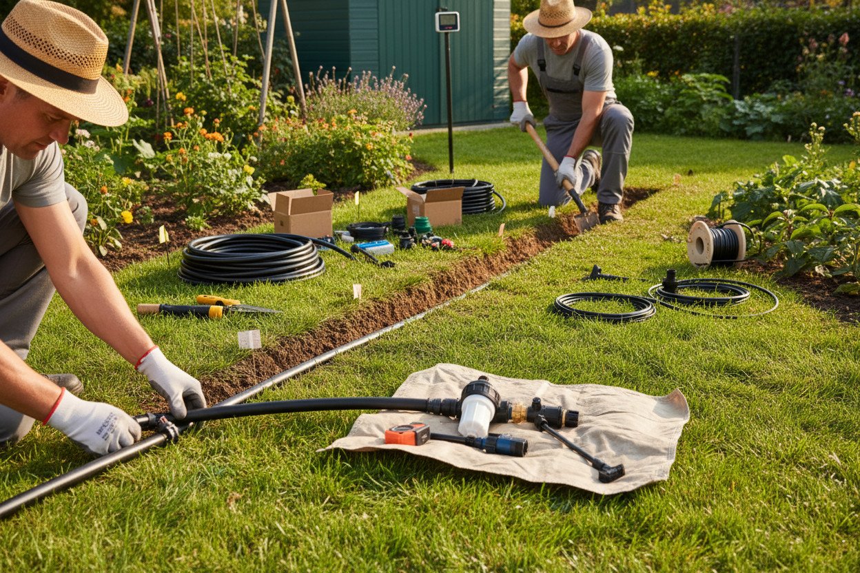 Montaż systemu nawadniania krok po kroku — wersja DIY