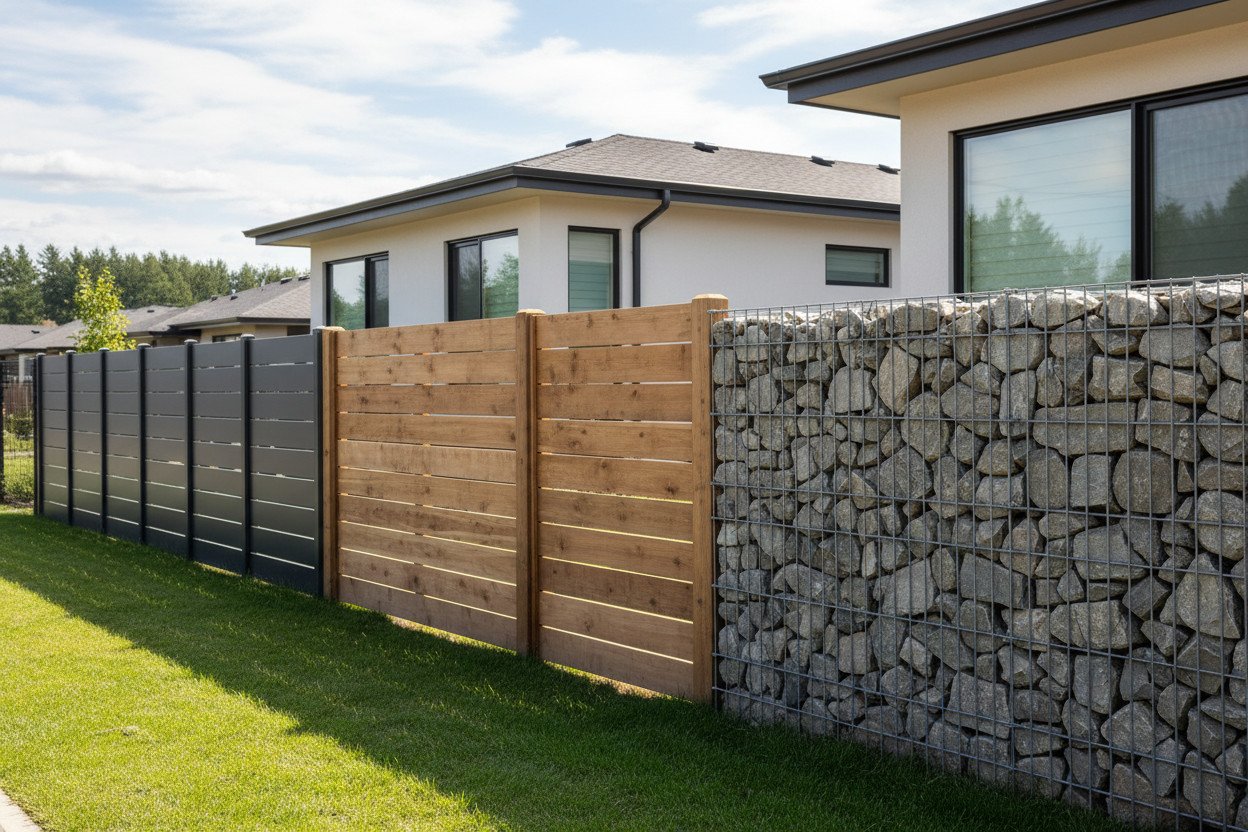 Ogrodzenie panelowe, drewniane czy gabion — porównanie materiałów