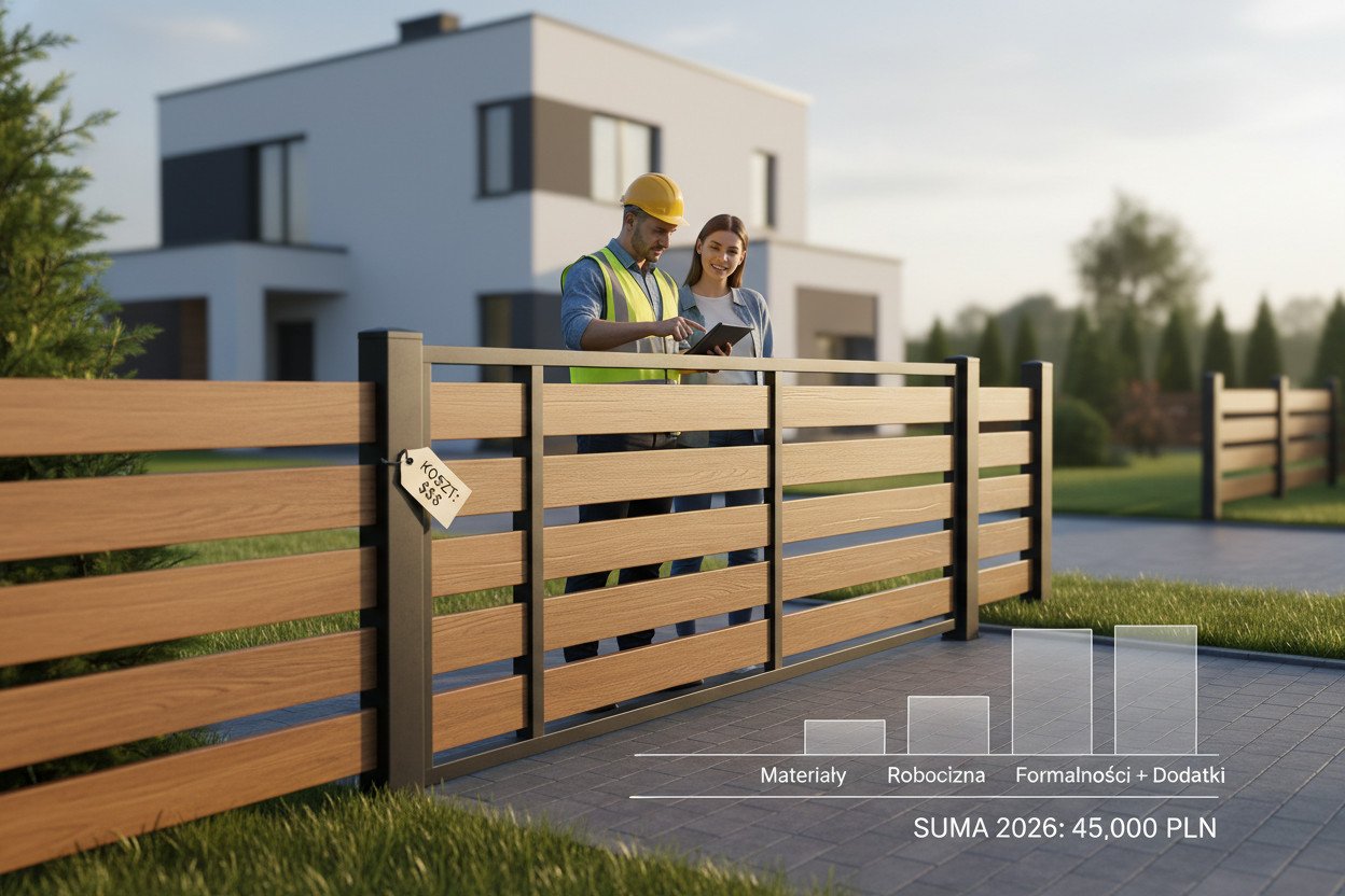 Płot koszt — ile zapłacimy w 2026 roku