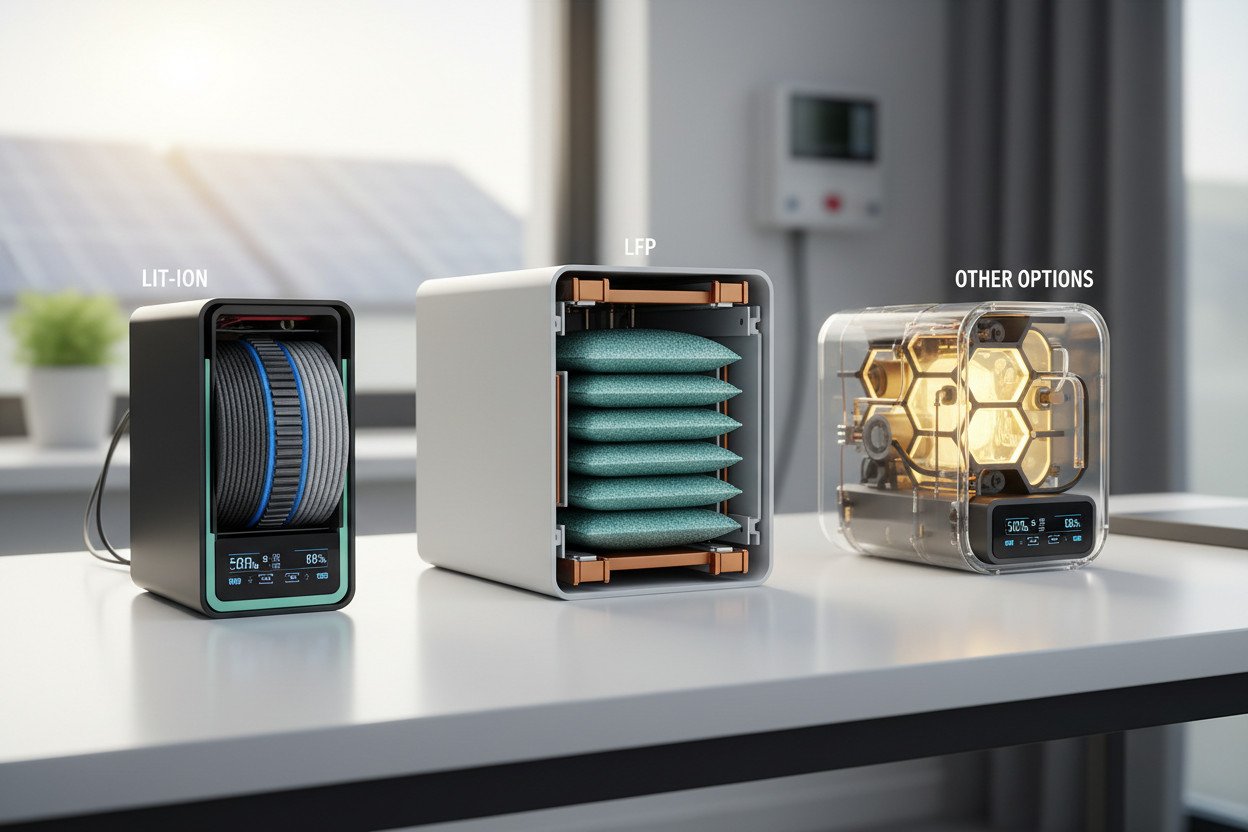 Porównanie technologii — bateria litowa, LFP i inne opcje