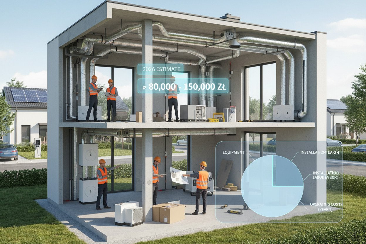 Rekuperacja dom — koszty zakupu i montażu w 2026