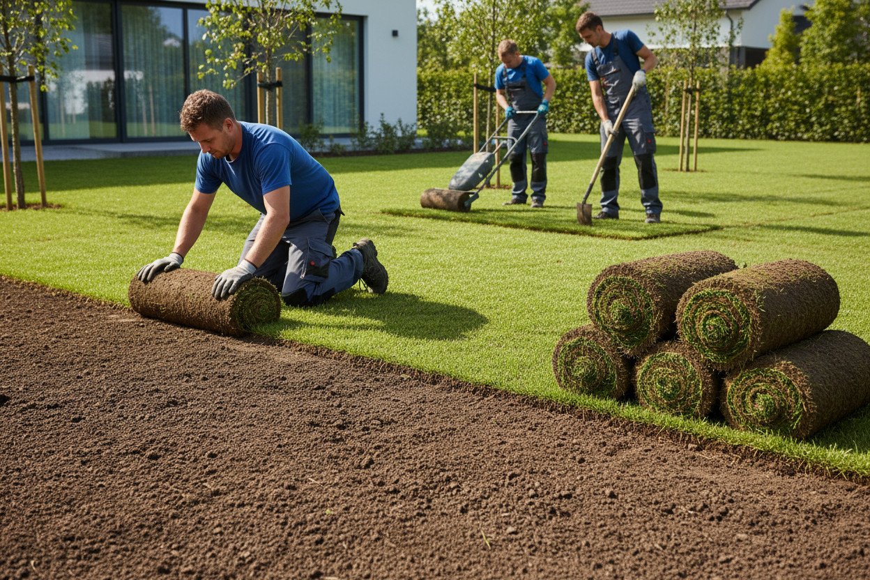 Trawa z rolki — jak wygląda zakładanie i ile kosztuje