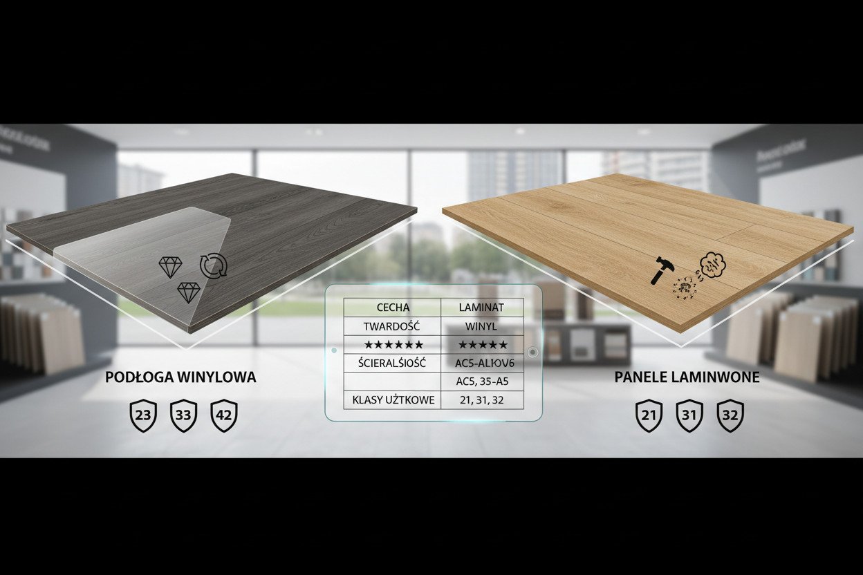 Twardość, ścieralność i klasy użytkowe — tabela porównawcza